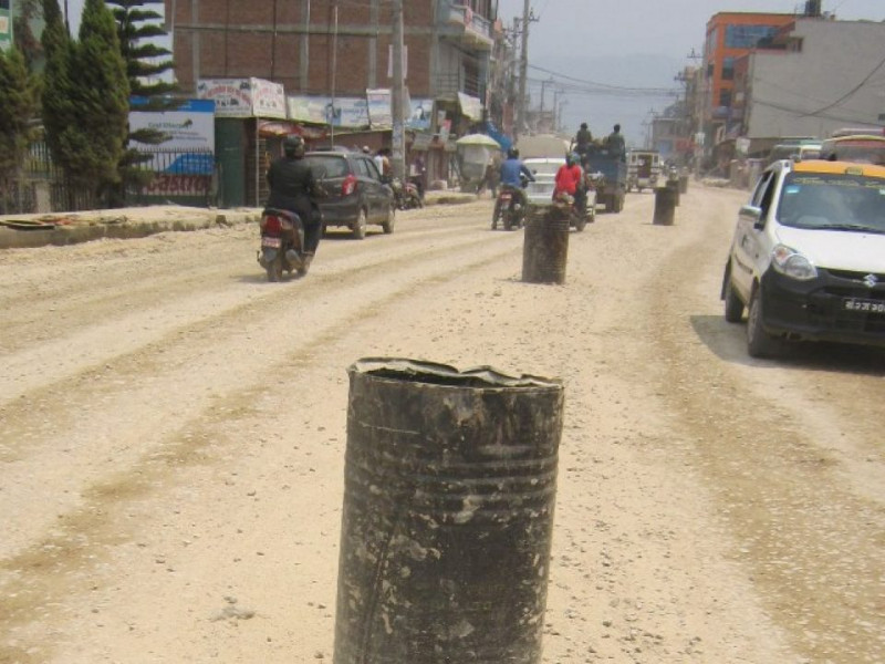 चार वर्ष बित्दा पनि सम्पन्न भएन ढोलाहिटी-लेले सडक